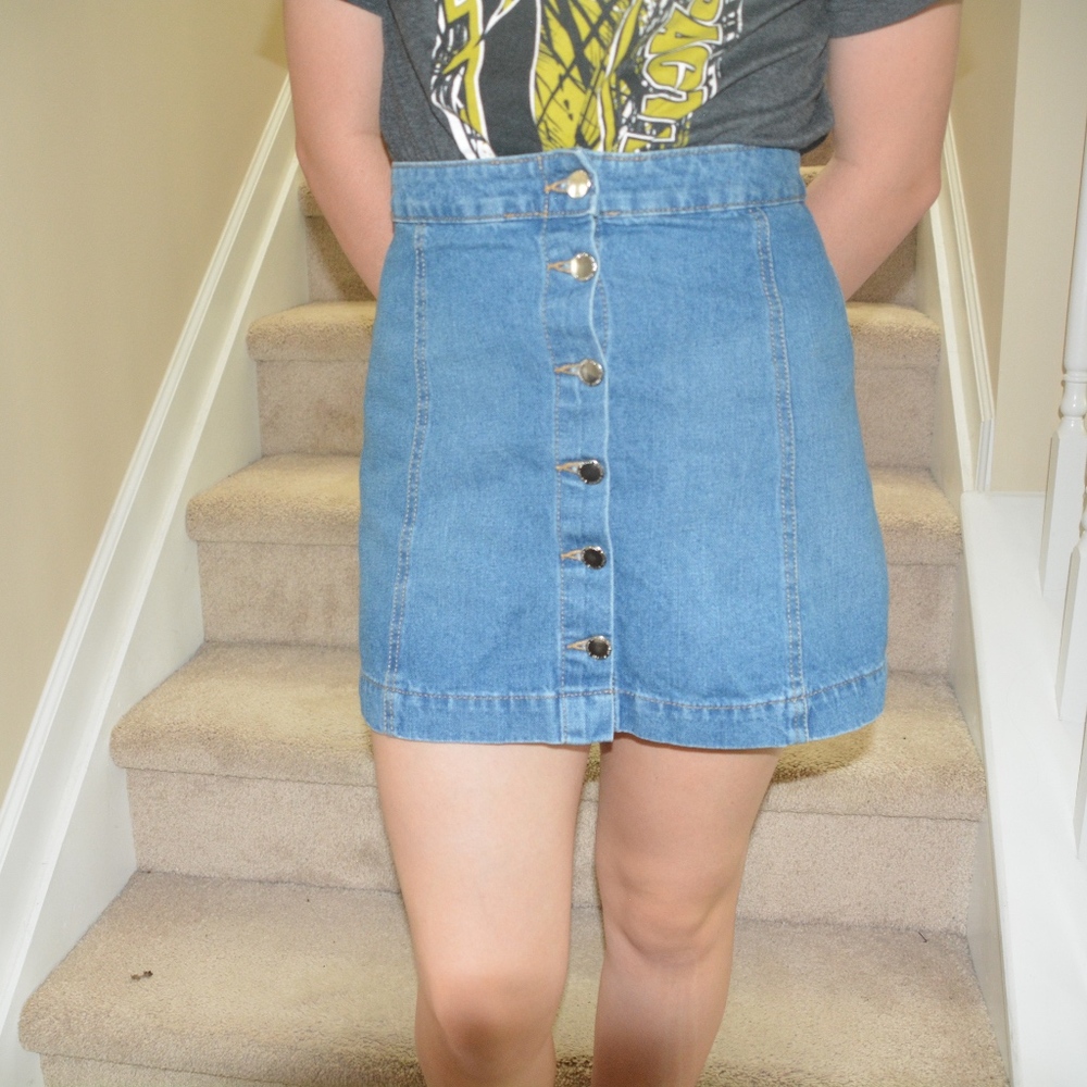 H&M denim skirt